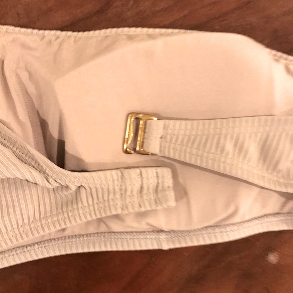 Andie Swim Wynwood One Shoulder Swim Top in Dove - Picture 4 of 5
